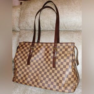 Louis Vuitton Damier Ebene Chelsea Tote Bag TH0023 Authenticated 🤎